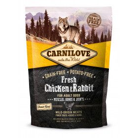 Carnilove Trockenfutter für Hunde Fresh – Huhn & Kaninchen