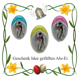 Ostergeschenk Ei mit Füllung